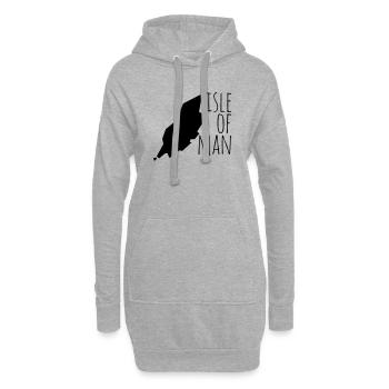 isle of man - Hoodie-Kleid - Grau meliert - Vorne