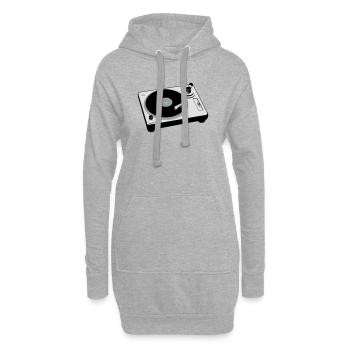 Turntable - Hoodie-Kleid - Grau meliert - Vorne