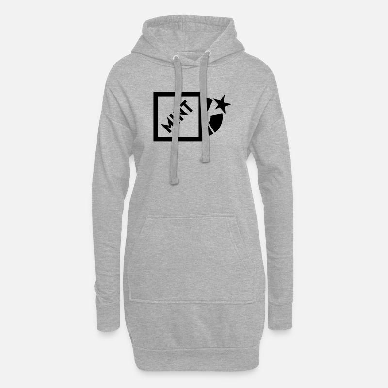 Mint - Hoodie-Kleid - Grau meliert