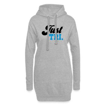 Triathlon - Sweat-shirt à capuche long Femme - gris chiné - Devant