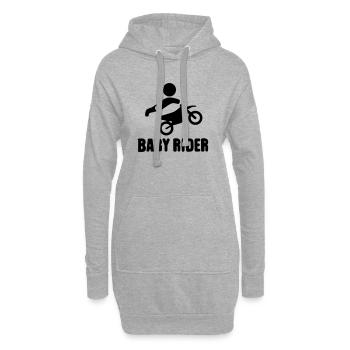 Baby Rider  - Hoodie-Kleid - Grau meliert - Vorne