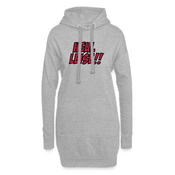 2541614 15941876 heulleise3 - Hoodie-Kleid - Grau meliert - Vorne