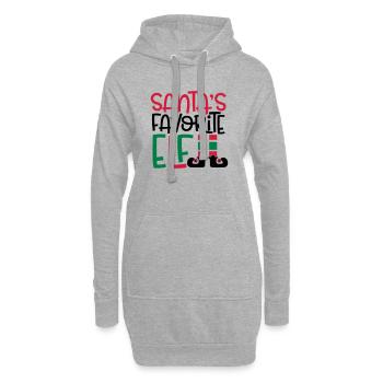 elf - Hoodie-Kleid - Grau meliert - Vorne