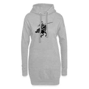 Ritter - Hoodie-Kleid - Grau meliert - Vorne