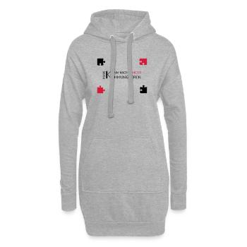 communication watzlawick - Hoodie-Kleid - Grau meliert - Vorne