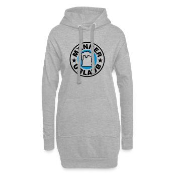 Vacances hommes | Timbre - Sweat-shirt à capuche long Femme - gris chiné - Devant