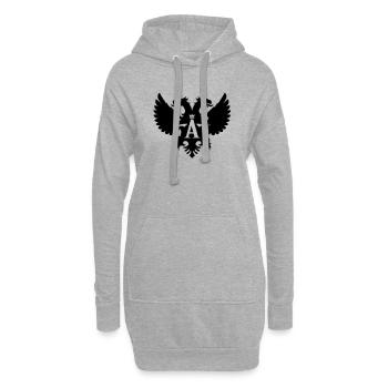Albaner | Albanien | Kosovo | Shqiptar | Kosova - Hoodie-Kleid - Grau meliert - Vorne