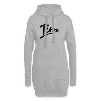Tim - Hoodie-Kleid - Grau meliert - Vorne