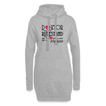 Doktor Ruhestand Rente Arzt Medizin Geschenk - Hoodie-Kleid - Grau meliert - Vorne