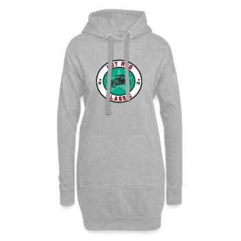 Hot Rod Classic Oldtimer Auto Car US Car Geschenk - Hoodie-Kleid - Grau meliert - Vorne