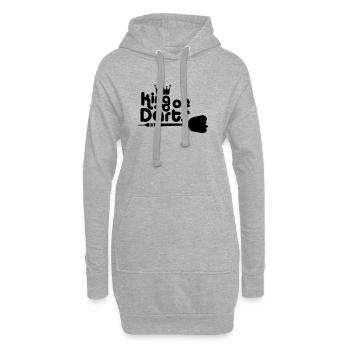 Darts - Hoodie-Kleid - Grau meliert - Vorne