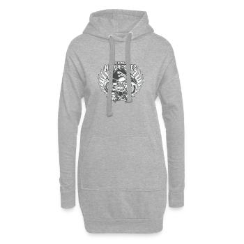 Custom Motorcycles America Motorcycle Retro Gift - Hoodie Dress - heather grey - Front
