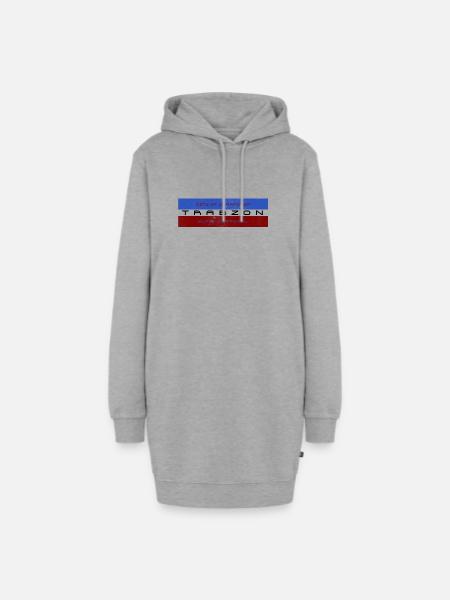 Trabzon Charactar City - Hoodie-Kleid - Grau meliert