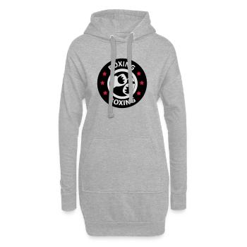 Boxing - Hoodie-Kleid - Grau meliert - Vorne