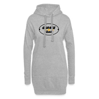 Garage Team - Sweat-shirt à capuche long Femme - gris chiné - Devant