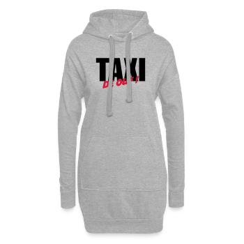 Taxi de ouf ! - Sweat-shirt à capuche long Femme - gris chiné - Devant