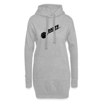 darts - Hoodie-Kleid - Grau meliert - Vorne