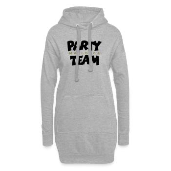 Mallorca Gold Party Team - Hoodie-Kleid - Grau meliert - Vorne