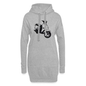 roller - Hoodie-Kleid - Grau meliert - Vorne