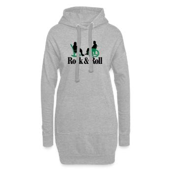 Rock n Roll 2clr New - Hoodie-Kleid - Grau meliert - Vorne