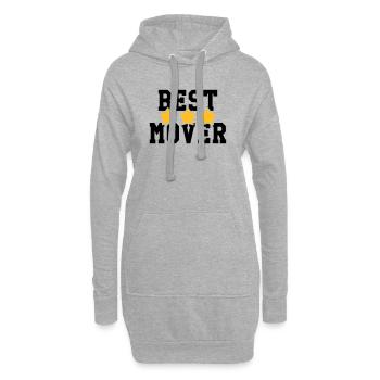 Déménageur / Déménagement / Déménager / Camion - Sweat-shirt à capuche long Femme - gris chiné - Devant