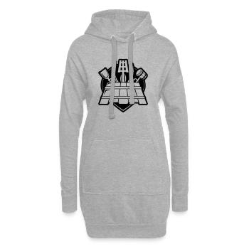 Bierbrauerei Zunft, Brauer Zunft, Bier - Hoodie-Kleid - Grau meliert - Vorne