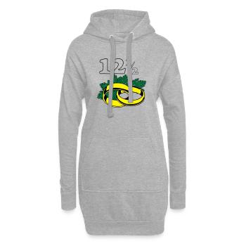 Mariage persil , 12,5 ans anniversaire de mariage (25) - Sweat-shirt à capuche long Femme - gris chiné - Devant