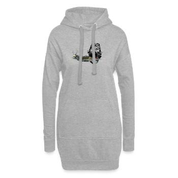 Pilot Spitfire - Hoodie-Kleid - Grau meliert - Vorne