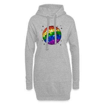 Lesbisch Schwul Stolz Ehe Lgbt Csd Homosexuell - Hoodie-Kleid - Grau meliert - Vorne