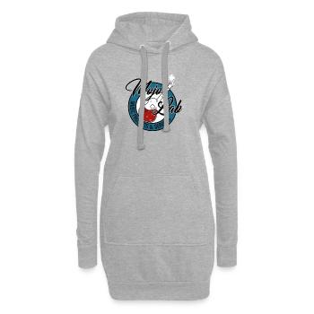 mojolab gitar - Hoodie-Kleid - Grau meliert - Vorne