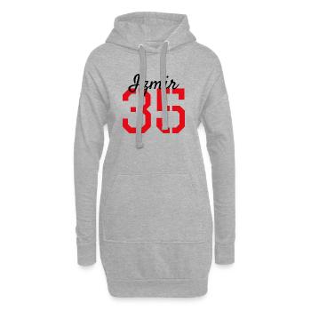 Izmir 35 Türkei - Hoodie-Kleid - Grau meliert - Vorne