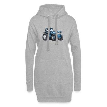 TW 35 - Hoodie-Kleid - Grau meliert - Vorne
