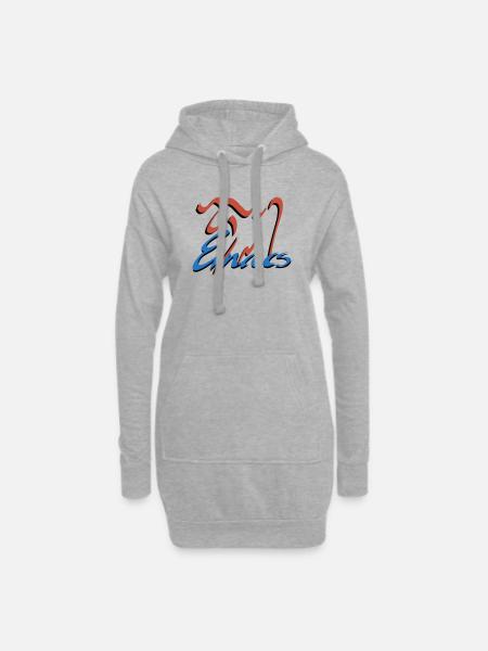 Emacs Programmierung Linux - Hoodie-Kleid - Grau meliert