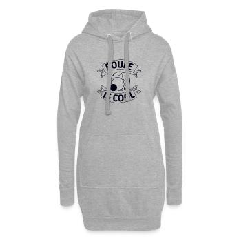 Boule de pétanque est cool Jeu Pétanque Boules boules - Sweat-shirt à capuche long Femme - gris chiné - Devant