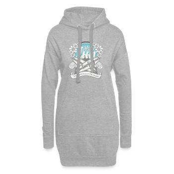 SURF, SURF - Sweat-shirt à capuche long Femme - gris chiné - Devant