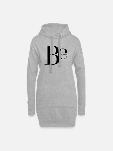 być wyjątkowym, szczególnie niesamowitym, wielkim LOL, wyjątkowym - Hoodie-kjole - grå meleret