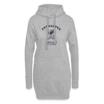 ANTWERPEN Belgien Belgium - Hoodie-Kleid - Grau meliert - Vorne