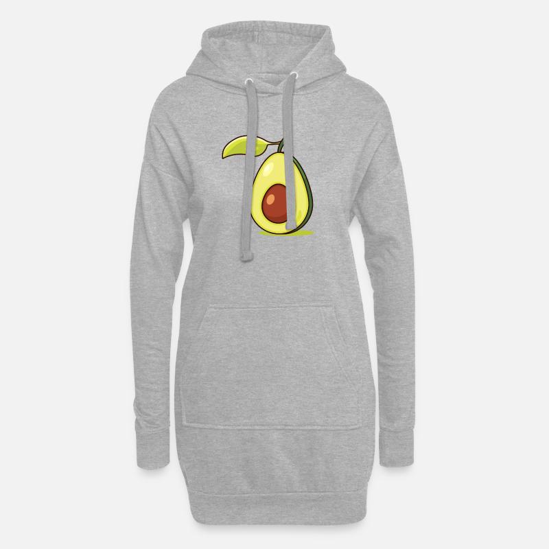 Avocado - Hoodie-Kleid - Grau meliert