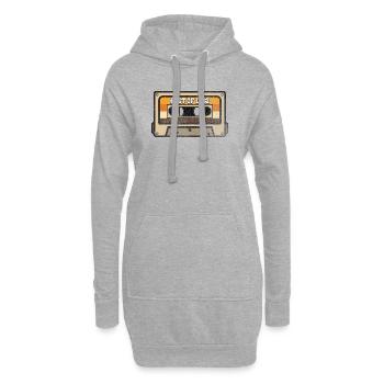 40. Geburtstag, Jahrgang 1982! - Hoodie-Kleid - Grau meliert - Vorne