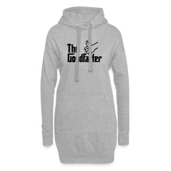Pets Papa Fart Papa Anniversaire Le bon farter - Sweat-shirt à capuche long Femme - gris chiné - Devant