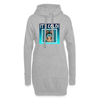 WINTERREITEN - KALTES WETTER - Hoodie-Kleid - Grau meliert - Vorne