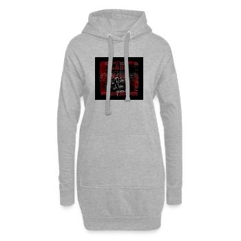 LAISSEZ-MOI tranquille Je suis ennuyé - tapis de souris - Sweat-shirt à capuche long Femme - gris chiné - Devant