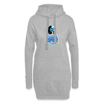E-Sport - Hoodie-Kleid - Grau meliert - Vorne