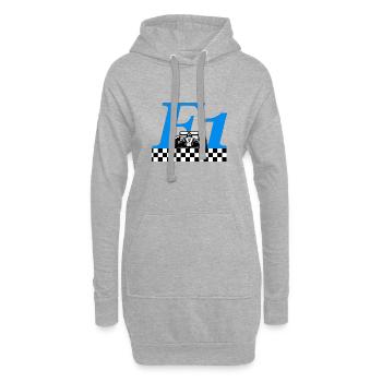 Grand Prix - Hoodie-Kleid - Grau meliert - Vorne