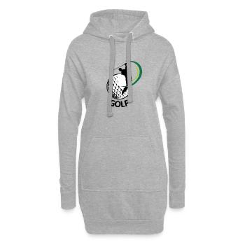 Golf - Hoodie-Kleid - Grau meliert - Vorne