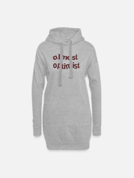 optimist - Hoodie-Kleid - Grau meliert