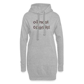 optimist - Hoodie-Kleid - Grau meliert - Vorne