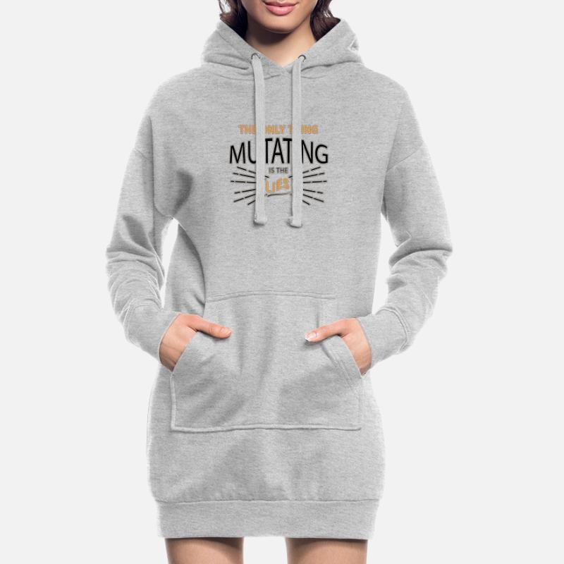 Spruch Hoodie-Kleid