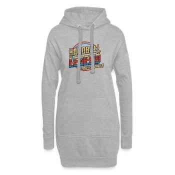 Légende du handball - Sweat-shirt à capuche long Femme - gris chiné - Devant