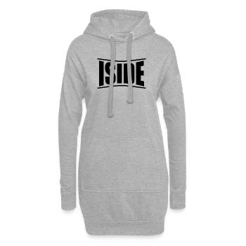 T-Shirt Iside T-Shirt Geschenkidee - Hoodie-Kleid - Grau meliert - Vorne